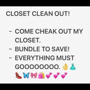 CLOSET CLEAN OUT!! 💕💕💕